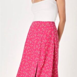 Floral Pink Skirt